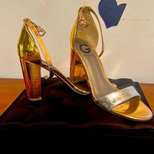 Shoes champagne color and blush